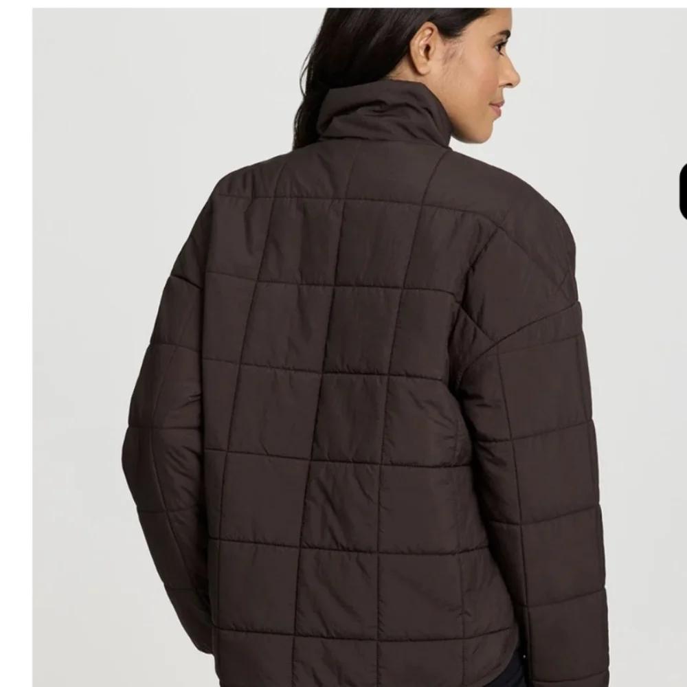Avalanche Women's Dark Brown Quilted Puffer Jacket - Picture 2 of 6
